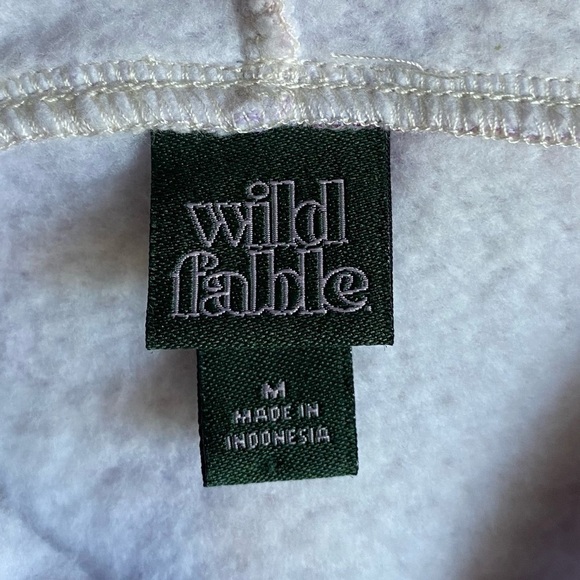 WILD FABLE-CROPPED OVERSIZED SWEATSHIRT-SIZE NEDIUM - Picture 9 of 10